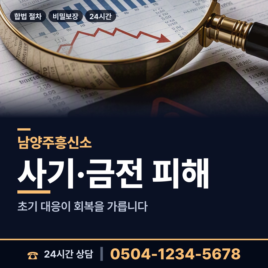 남양주 조안면 대기업조사 상담 안내